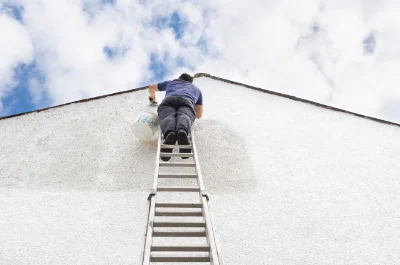 Peinture extérieure à Lanrivoaré — façades et ravalement